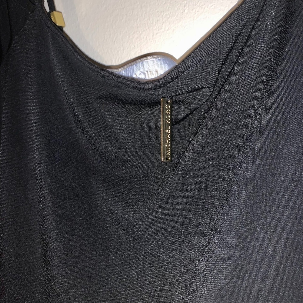Michael Kors cold shoulder with gold accent dress‎ - Picture 7 of 8